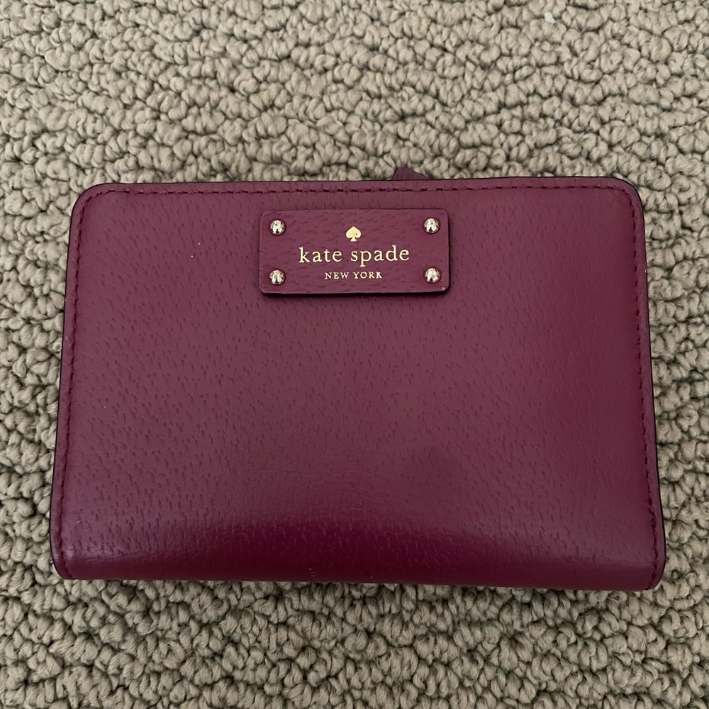 NWT Kate Spade Burgundy Wallet